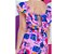 Conjunto Infantil Menina Cropped e Shorts Saia Stitch - Rosa Colorido - Imagem 7