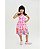 Vestido Infantil Drapeado com Laço e Lastex Patrulha Canina - Rosa Bebê - Imagem 1