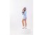Conjunto Infantil Menina Casaco Bomber e Shorts Mickey - Azul e Branco - Imagem 4
