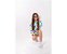 Conjunto Infantil Menina Casaco Bomber e Shorts Piu-piu - Branco Colorido - Imagem 2