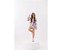Conjunto Infantil Menina Casaco Bomber e Shorts Piu-piu - Branco Colorido - Imagem 1