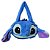 Bolsa Transversal em Pelúcia Stitch - Azul - Imagem 1