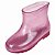 Bota Galocha Baby Translúcida - Pink Glitter - Imagem 1