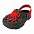 Sandália Infantil Clog Cross Aranha - Preto e Vermelho - Imagem 1