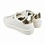 Tênis Basic Elástico - Off White e Ouro Light - Imagem 3