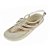 Sandália Grendha Detalhes Brilho - Off White - Imagem 1