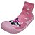 Meia Baby com Solado Unicórnio - Rosa - Imagem 1