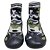 Meia Baby com Solado Camuflado - Preto/Verde - Imagem 3