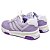 Tênis Infantil States Listras - Lilás e Branco - Imagem 3