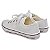 Tênis Infantil Napa Star Feet - Branco e Bronze - Imagem 3