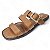 Sandália Trio com Fivela - Caramelo - Imagem 1
