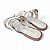 Sandália Trio com Fivela - Off White - Imagem 4