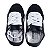 Tênis Infantil com Onda Lateral - Preto e Branco - Imagem 2