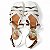Sandália Anabela Média Cut Laser - Off White - Imagem 4