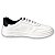 Tênis Cadarço Elástico com Detalhe Lateral - Branco Preto - Imagem 2