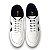 Tênis Cadarço Elástico com Detalhe Lateral - Branco Preto - Imagem 4