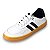 Tênis com Listras Laterais e Solado Caramelo - Branco e Preto - Imagem 1