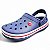 Sandália Clog Babuch com Listra Lateral - Azul - Imagem 1