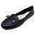 Sapatilha Mocassim com Laço - Preto - Imagem 1
