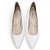 Scarpin Modare Comfort Salto Bloco Bico Fino - Off White - Imagem 3