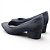 Scarpin Modare Comfort Salto Bloco Bico Fino - Preto - Imagem 4