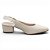 Scarpin Slingback Modare Comfort Salto Bloco - Off White - Imagem 2