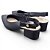 Scarpin Slingback Modare Comfort Salto Bloco - Preto - Imagem 4