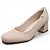 Scarpin Boneca Modare Salto Bloco Comfort - Bege - Imagem 1