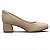 Scarpin Boneca Modare Salto Bloco Comfort - Bege - Imagem 2