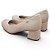 Scarpin Boneca Modare Salto Bloco Comfort - Bege - Imagem 4