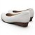 Scarpin Boneca Anabela Modare Comfort - Branco - Imagem 4