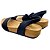 Sandália Papete Modare Comfort com Elástico - Preto e Caramelo - Imagem 3