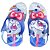 Chinelo Ipanema Baby Elástico Hello Kitty Funny - Azul Glitter - Imagem 3