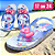 Chinelo Ipanema Baby Elástico Hello Kitty Funny - Azul Glitter - Imagem 1