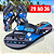 Chinelo Ipanema Infantil Sonic Fast - Preto e Azul - Imagem 1