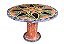 Mesa 1,20Ø Ref. Magnólia em Mosaico de mármores - Imagem 1