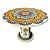 Mesa 1,20Ø Mosaico de Mármore Carrara Ref. Mandala Spa - Imagem 1