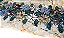 Mesa 1,80x0,90 Oval em Onix verde Ref. 281 com Guirlanda de Flores - Imagem 3