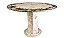 Mesa 1,00Ø em Mosaico de Mármore Bege-Bahia Ref. 281Nova Design - Imagem 1
