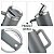 Copo Garrafa Queencher Térmica Inox 1200ml Parede Dupla tampa Canudo - Imagem 7