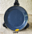 Prato de Ceramica Redondo Pequeno Azul (Restaurado) Kintsugi - Imagem 2