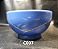 Chawan de Ceramica Azul Pequeno Decorado Kintsugi - Imagem 3