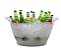 Balde de Gelo Acrílico Champanheira 18L Bebidas Transparente - Imagem 1