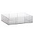 Organizador Empilhável De Plástico Quadratta 32x23x8cm - Imagem 1