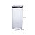 Kit 2 Potes Herméticos Acrílico Quadrado 2200 ML - Paramount - Imagem 2