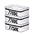Pote Hermético Porta Frios 770ml Paramount Kit 3 Unidades - Imagem 1