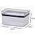 2 Potes Hermético Empilhável Para Condimento Lumini 580ml Co - Imagem 2