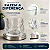Copo Giratório 360° de Vidro 150ml com Base em Inox Decorativo - Imagem 3