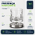 Copo Giratório 360° de Vidro 150ml com Base em Inox Decorativo - Imagem 4