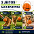 Bola de Basquete de Pelúcia para Cachorro com Puxador Brinquedo Pet Laranja - Imagem 5